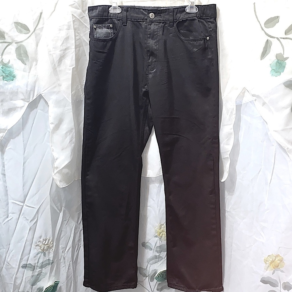 MENS OLD SKOOL BRAND BLACK JEANS SZ 34